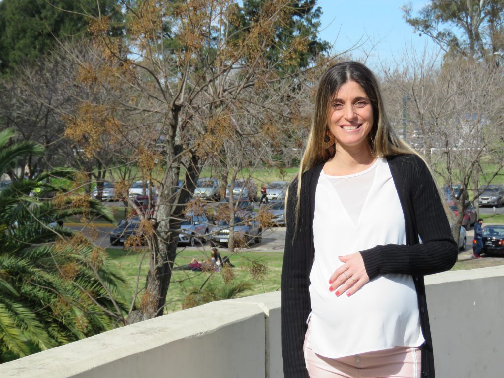 Hortensia Claps, de 37 años, es la primera paciente del país en la que se realizó con éxito una fetoscopía de espina bífida